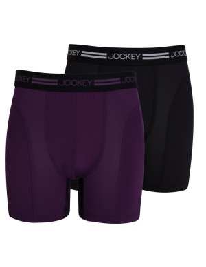 Jockey Sport Microfiber Active 2-Pack Boxer, Underwear From Jockey