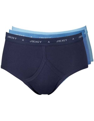 Jockey Classic Y Fronts - 21000183 Triple Pack Briefs, Underwear From ...