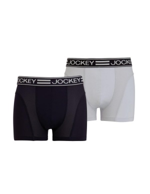 Jockey Sport Microfibre Active 2-Pack Trunk, Underwear From Jockey