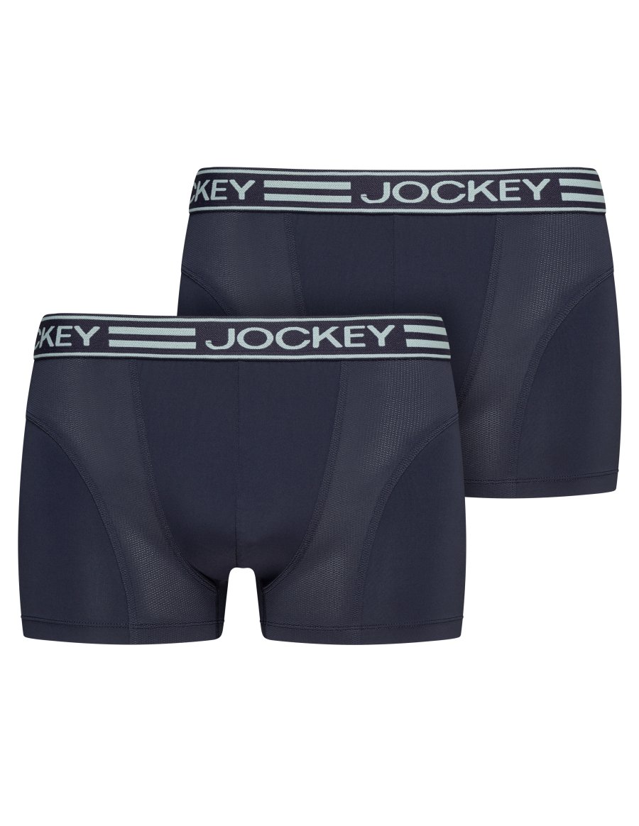Jockey Sport Microfibre Active 2-Pack Trunk, Underwear From Jockey