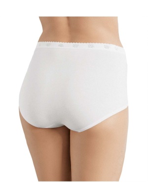 Sloggi Chic Tai Brief Knickers Pants 4 Pack 85% Cotton - 10071654 RRP £48.00